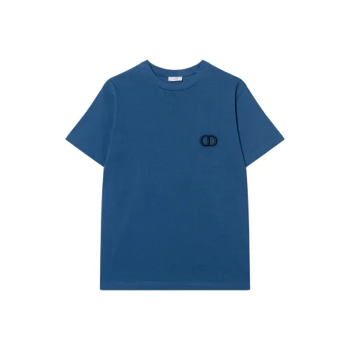 DIOR Quarterly New Products Синий Мужской T Рубашки