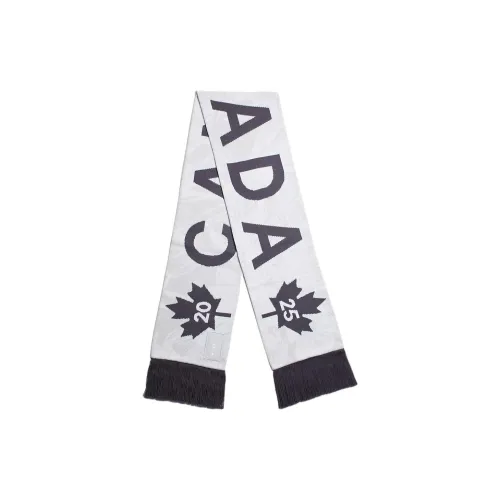 lululemon 100% хлопок Вязаные шарфы Унисекс Альпийский белый