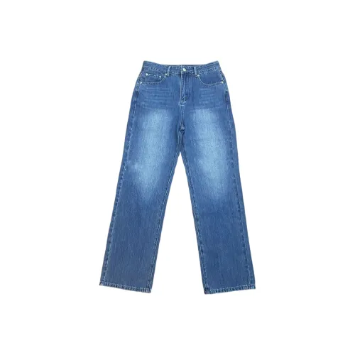 KiayofistVoll Синий Унисекс Джинсы