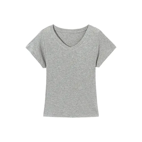 Ouyang Летучая мышь Рукав T-Рубашка Женская