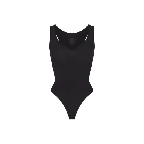 SKIMS Бесшовный Sculpt Scoop Шея Стринг Комбинезон BODYSUIT Женские