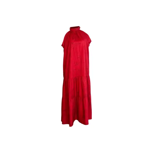 AFGGD Red Женские Платья без рукавов