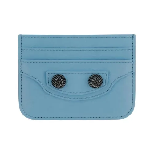 Balenciaga Lambskin Картхолдер Женский Светло-Синий
