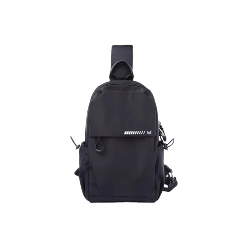 361° Oxford Sling Bag Unisex Black