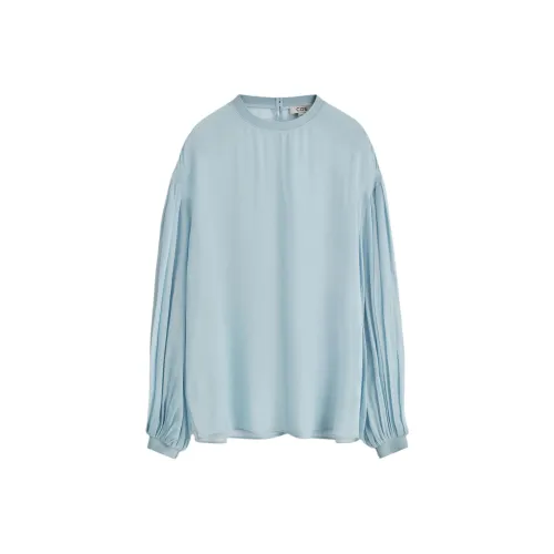 COS Небесно-голубой Женские Рубашки