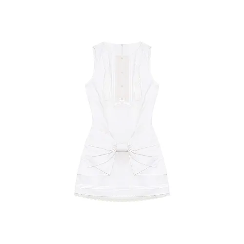 SEAR OFFICIAL Белый Женские Платья без рукавов