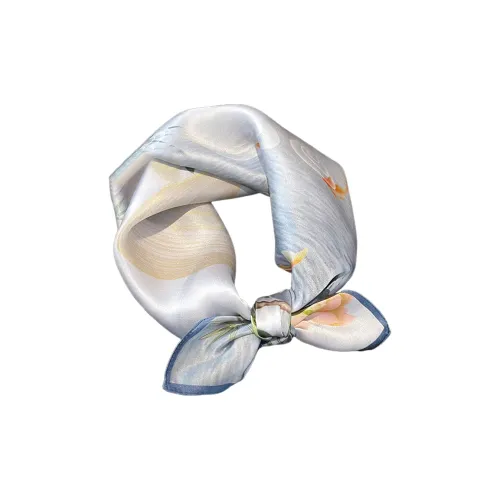 YOUYOULAN Шелковые шарфы для женщин