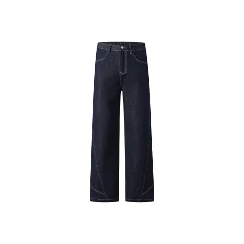 HOME PANDA Джинсы из денима, синий, унисекс