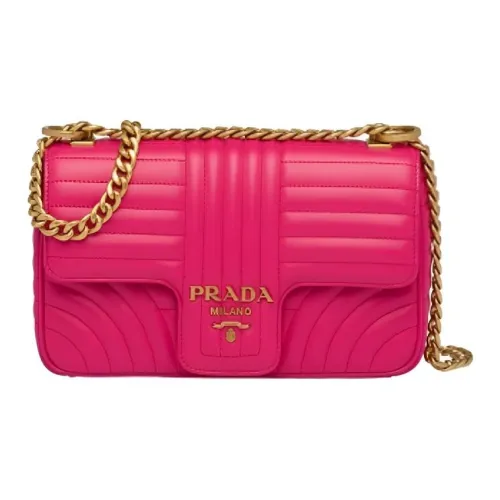 PRADA Сумка через плечо из кожи сумка на плечо средняя женская розовая