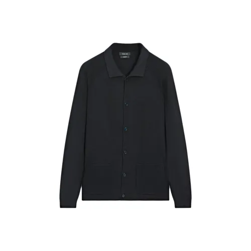 Massimo Dutti Морской Синий Мужской Трикотаж