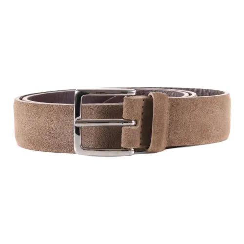 ORCIANI Телячья кожа кожаные ремни мужской хаки ширина 3,5 см