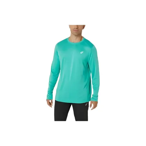 Asics LONG SLEEVE CORE Топ T Рубашка Мужская Aurora Green
