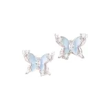 Серьги "Бабочка" с ночным светом