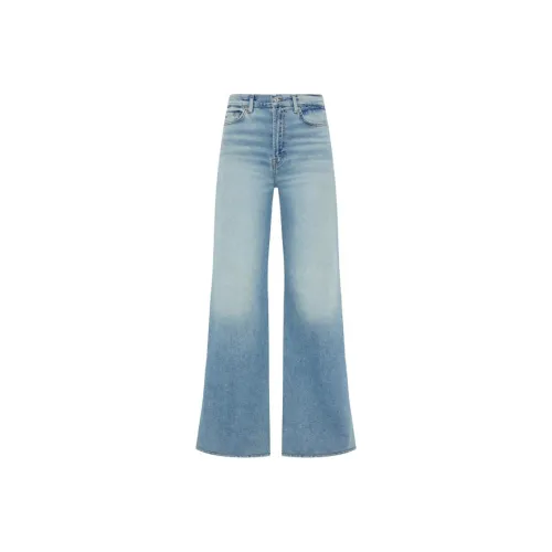 SEVEN FOR ALL MANKIND Светло-синие женские джинсы