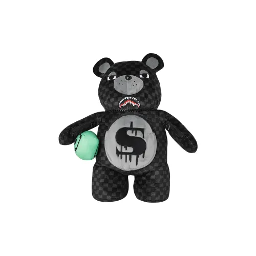 SPRAYGROUND Полиэстеровый Вельвет Рюкзак Стандартный Унисекс Черный