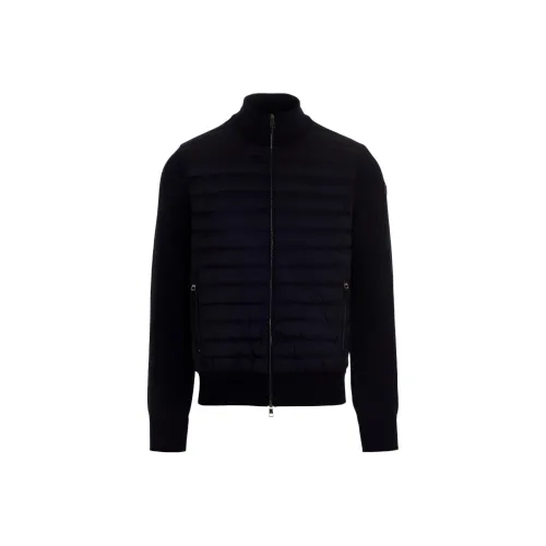 MONCLER Мужские синие куртки