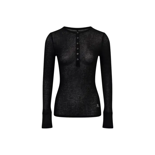 Ariseism Дизайн Sensitive High Прозрачный Длинный Рукав Т-Рубашка Для Женщин Осенний Облегающий крой Топ Женские