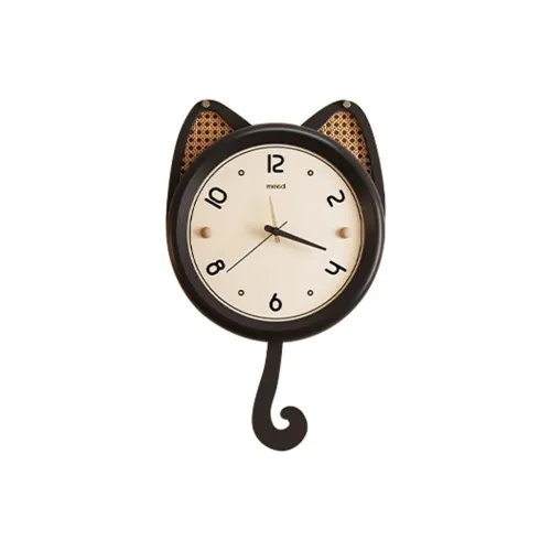 Meishida Механизм с плавным ходом секундной стрелки Стена Часы Унисекс Белый