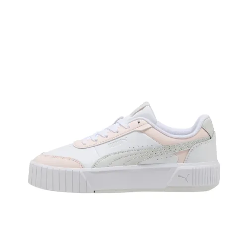 PUMA Carina Mia Скейтборд Кроссовки Женские Белые Розовые