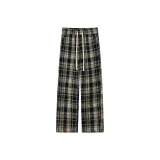 Чёрная клетка, флисовая подкладка