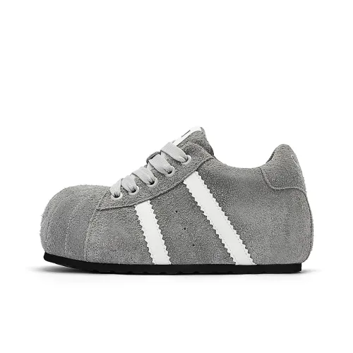 Скайтборд Кроссовки SMILEY Low Top Серые Женские