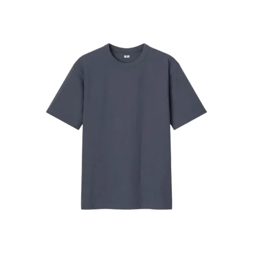 UNIQLO Серые Унисекс Футболки