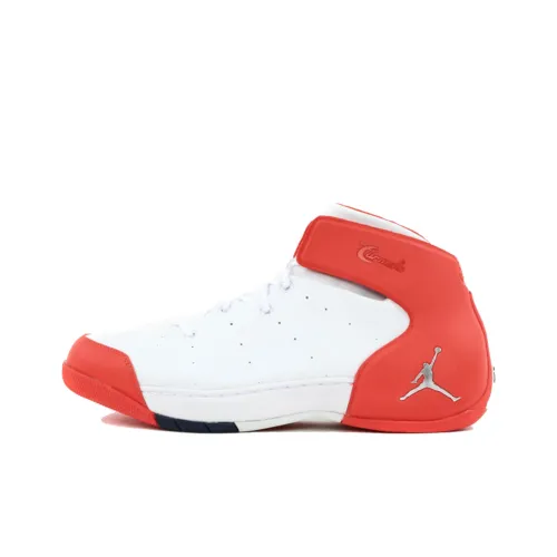 Jordan Melo 1,5 Винтажные баскетбольные кроссовки Мужские Оранжевые Белые