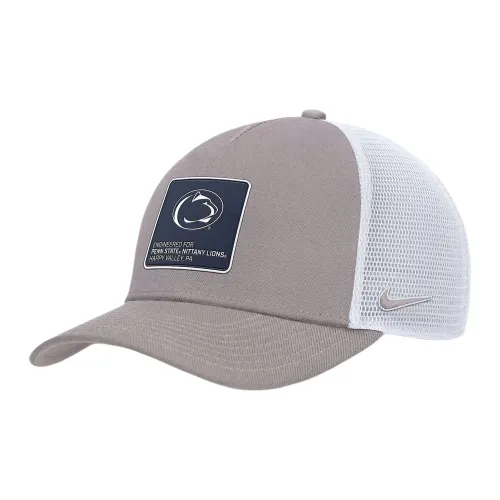 nike Органический хлопок Кепки Мужской Серый