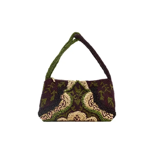 ZARA Полиэстер Сумка Женская Зеленая