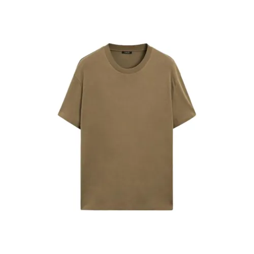 Massimo Dutti Зеленые Мужские T-рубашки