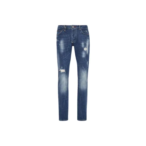 PHILIPP PLEIN Flash Blue Men's Jeans