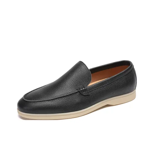 Devanro Повседневные кожаные туфли с низким верхом мужские