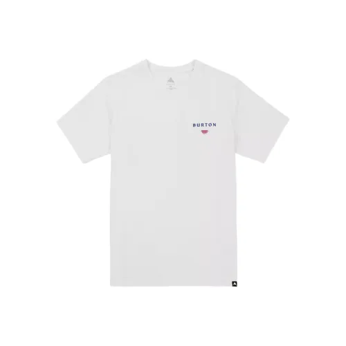 BURTON совместный бренд YEASAYER 0A26 Богатый Белый W26 Унисекс T Рубашки