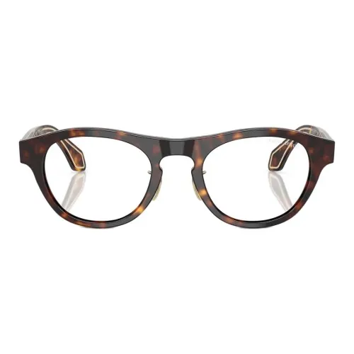 AMANI Ацетат Овальные Оправы для Очков Мужские Коричневые