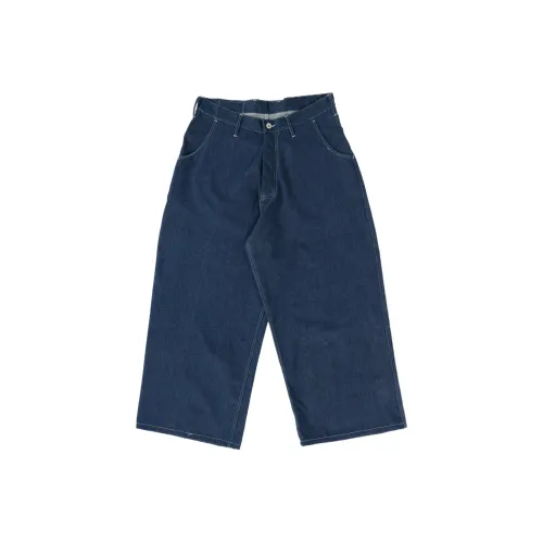 Story Mfg Blue Unisex Jeans Story Mfg Синие Унисекс Джинсы
