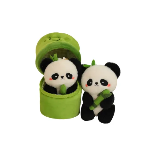 Cute Chip Бамбук Tube Панда Плюшевая кукла 10 см Рекомендуемый рост