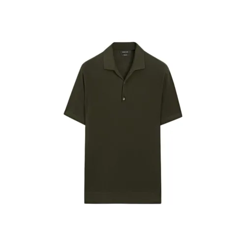 Massimo Dutti Зеленая Мужская Поло