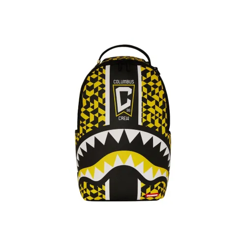 SPRAYGROUND Рюкзак из искусственной кожи стандартный унисекс черный и желтый