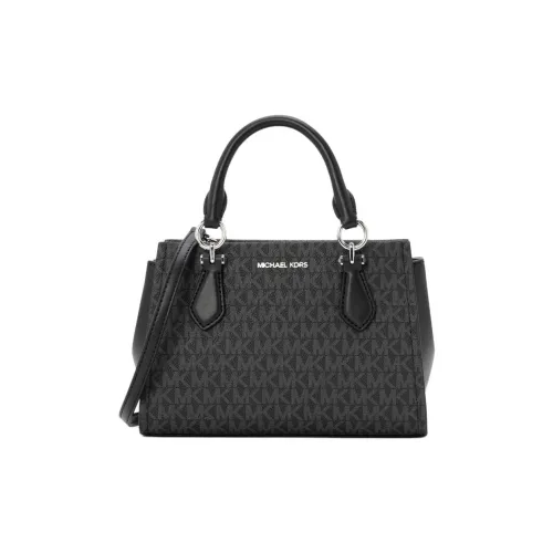 MICHAEL KORS Marilyn Покрытый холст Тоут Сумка Сумка для покупок Сумка на плечо Сумка Маленькая Женская Черная