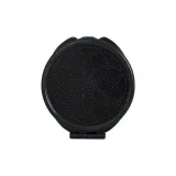 Черный с откидной крышкой, маленький, зеркальце