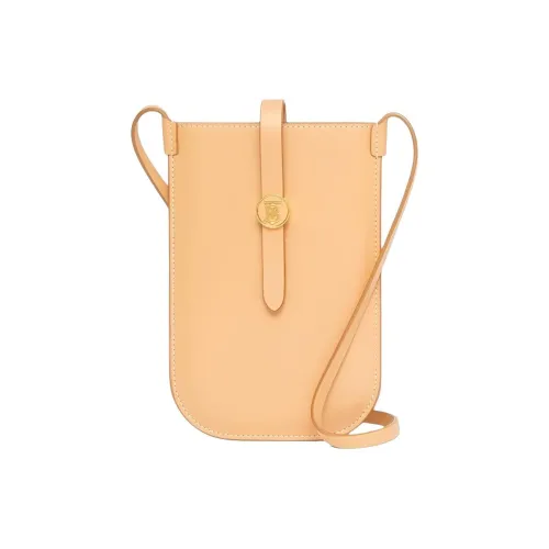 Burberry Кожа Одно плечо Через плечо Чехол для телефона Женские Шафран