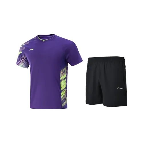 LINING Повседневная спортивная одежда Унисекс Глянцевое покрытие Фиолетовый