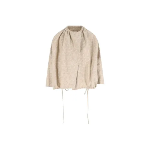 FENDI Бежевые Женские Рубашки