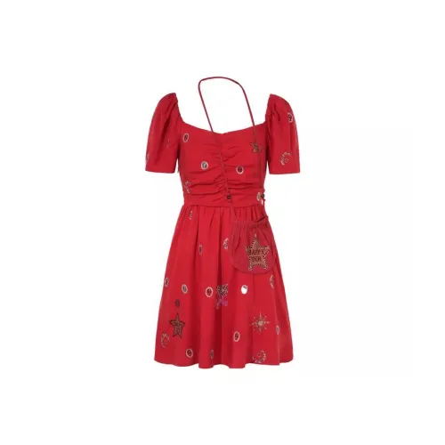 TCH Короткий рукав Платье Женское