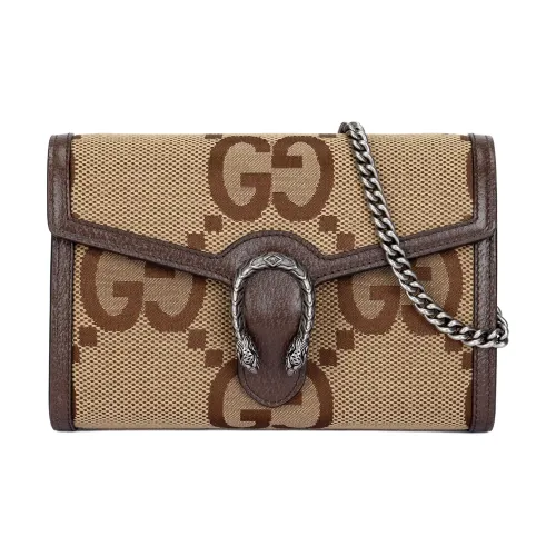 GUCCI Dionysus Кожа Цепочка Кошелек Сумка через плечо Сумка на плечо Женская