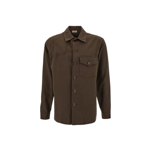 Burberry Коричневые Мужские Рубашки