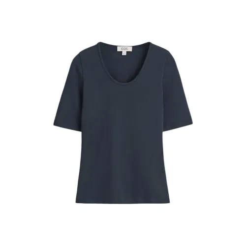 COS Темно-синие женские футболки T