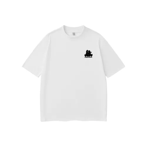 Белый медведь Короткий рукав T-рубашки Унисекс