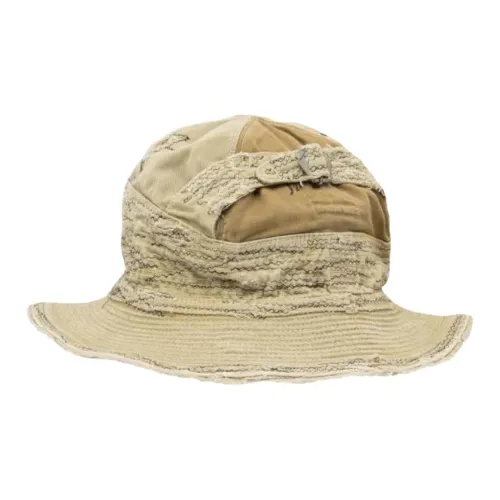 Kapital Cotton Bucket Hats Унисекс Бежевый