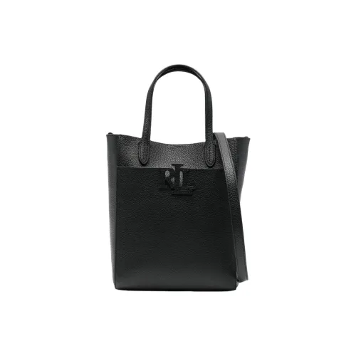 LAUREN RALPH LAUREN Телячья кожа Тоут Сумка Маленькая Женская Черная